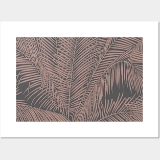 exotic palm tree pattern Posters and Art